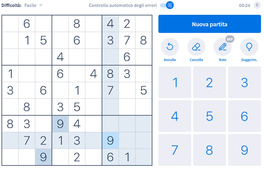 Sudoku Online Gratis